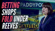 Paddy Power Closing 57 Betting Shops Ahead of Reeves Tax Raid