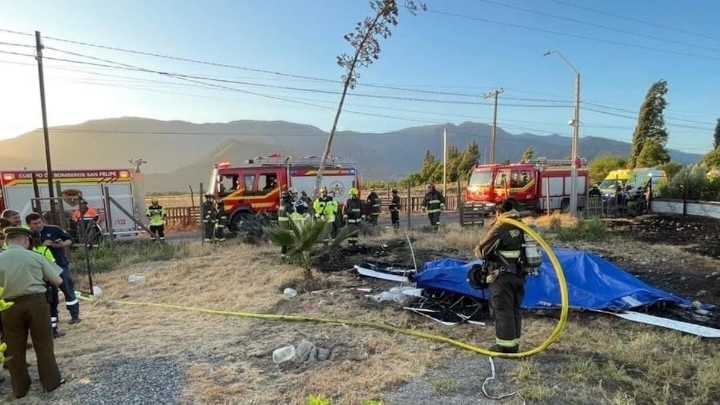 Avioneta capotó en Putaendo: el piloto falleció