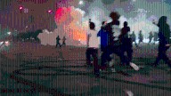 Car bursts into flames during stunt at Southern California street takeover