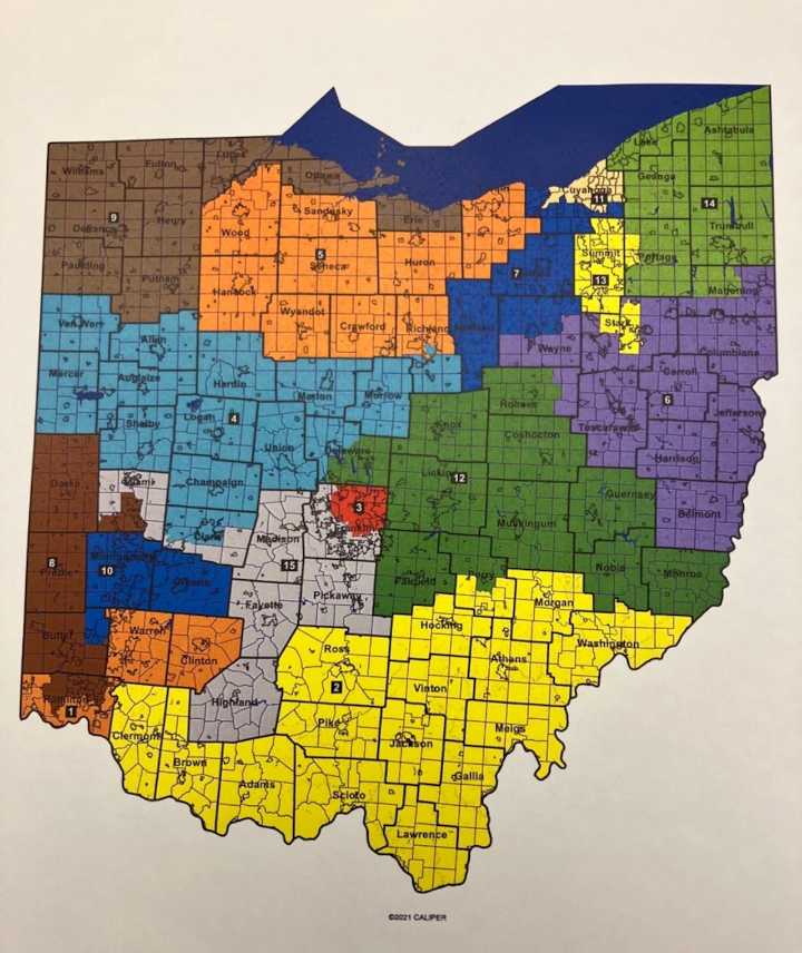 Ohio Redistricting Commission unanimously OKs map of new congressional districts