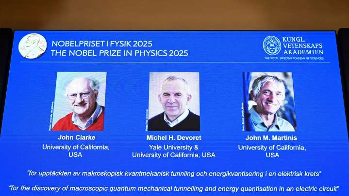 El Nobel de Física premia a los descubridores del efecto túnel cuántico
