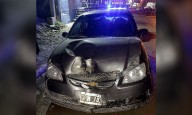 Vehículo chocó contra un poste