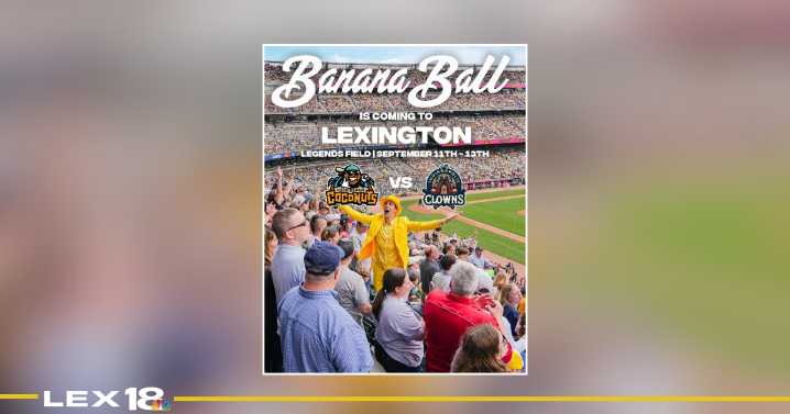 Banana Ball coming to Lexington Legends Field in September 2026