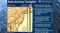 Rain, big temperature drop to hit N.J. tonight. Latest forecast.