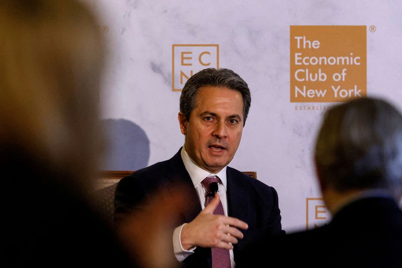 Fed should 'tread with caution' on rate cuts, Musalem says