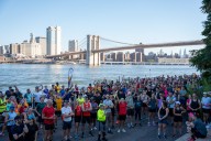 Brooklyn Bridge Parkrun, a free weekly 5K, is drawing thousands of New Yorkers
