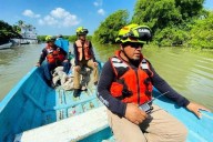 Recorren en lancha el Pánuco; evalúan daños