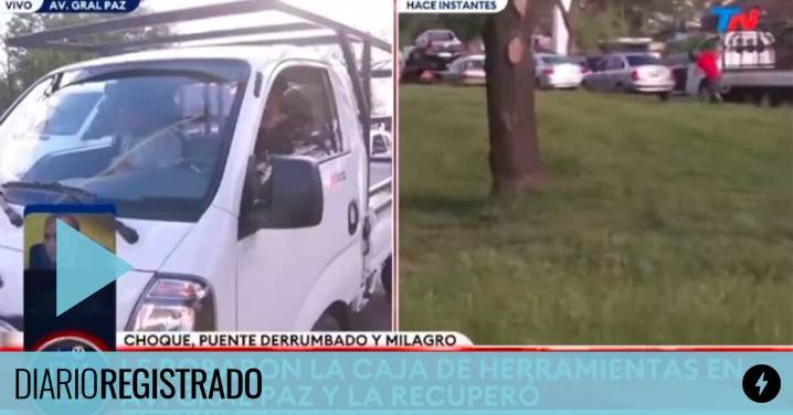 Momento televisivo insólito: en TN cubrían el tránsito cuando captaron un hurto en vivo