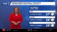 Cloudy, cool Saturday for Omaha area