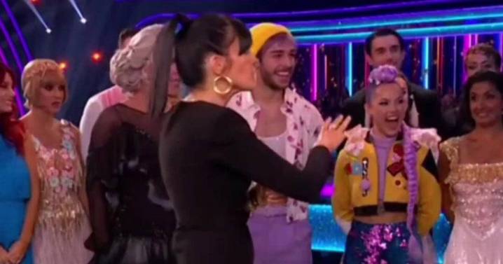 Claudia Winkleman forgets which show she's on during live BBC Strictly broadcast