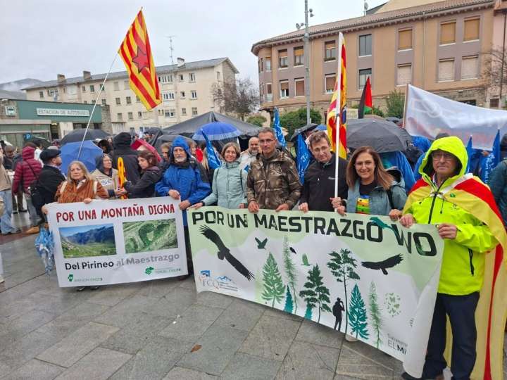 Aragón-Teruel Existe se une a la manifestación 'Por Una Montaña Digna' para exigir "un medio rural vivo"