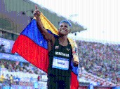 José Maita se coronó en la cuarta parada de la Liga Nacional de Atletismo en los 800 metros