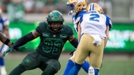 ‘Just a kid from Burlington’: Riders’ A.J. Allen proud of Most Outstanding Canadian honour and teammates’ support