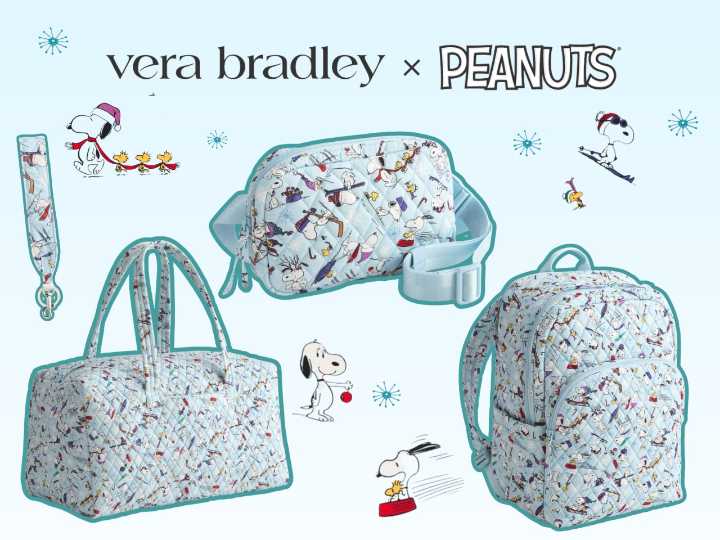 Vera Bradley Outlet just dropped an exclusive Snoopy holiday collection