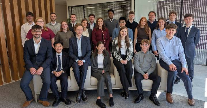 New trainee intake at Grant Thornton in South Wales and the South West