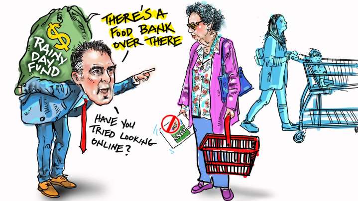 No SNAP, and no help from the state