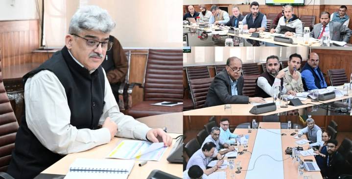 CS led HPC reviews progress of NABARD, RIDF projects in J&K