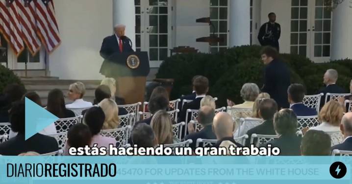 Vergüenza ajena: el momento en que Trump trata a Milei como un perro faldero