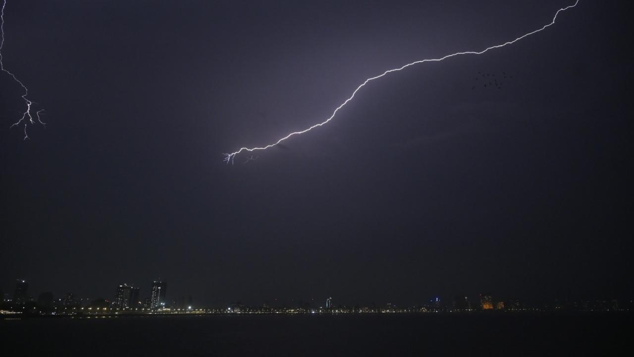IN PHOTOS: Rain, thunderstorm and lightning hit parts of Mumbai