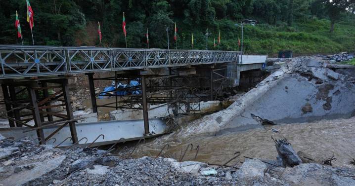 A Myanmar town lies in shambles as both sides in civil war vie for control
