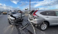 Fuerte choque deja a un hombre con fractura expuesta, en Saltillo