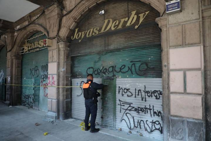 Registran pérdidas millonarias negocios en el Centro Histórico tras marcha del 2 de octubre