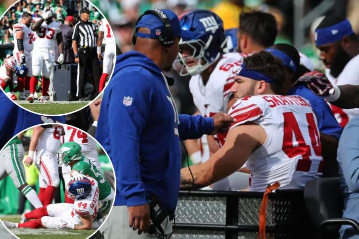 Giants 'devastated' by Cam Skattebo's gruesome season