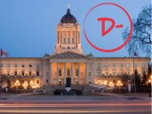 Manitoba NDP gets D- in fiscal report card