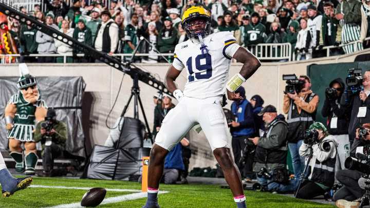 Bryce Underwood stats, grade for Michigan football vs MSU