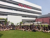Satluj World School students visit to The Tribune printing press