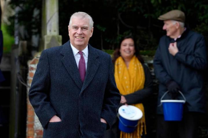 Prince Andrew says he’s giving up the royal Duke of York title