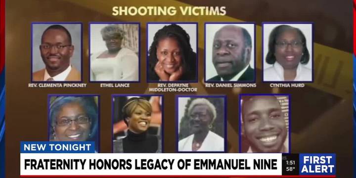 ‘The example’: Fraternity honors legacy of Emanuel Nine