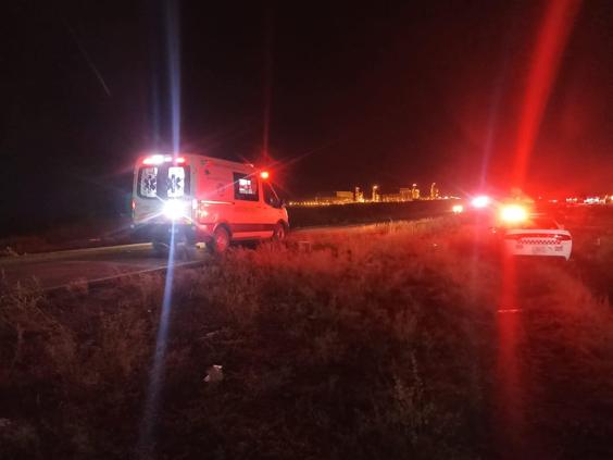 Murió biker tras fuerte choque en Samalayuca
