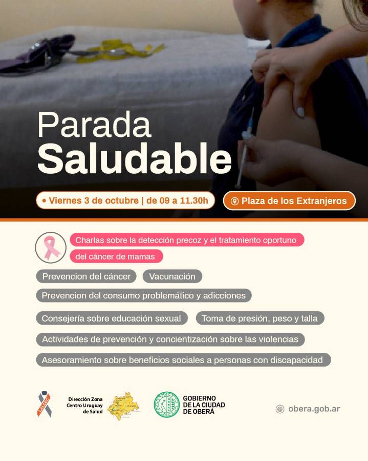 Nueva Parada Saludable en Oberá
