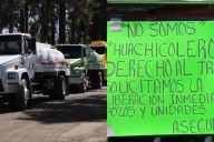 ¿Por qué están protestando los “piperos” de agua?: estas son las razones de los bloqueos en CDMX y EDOMEX