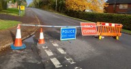 Teenager fractures skull as car crashes into electricity poles in Bulkington