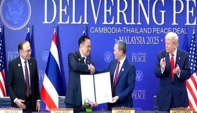 Cambodia, Thailand Sign Historic Peace Deal In Malaysia In Trump’s Presence