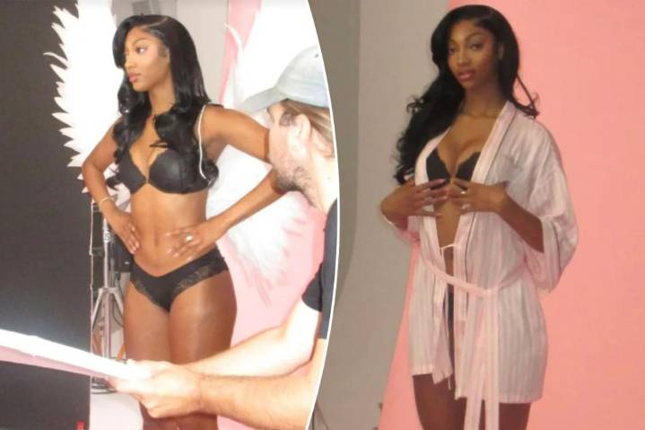 Angel Reese unveiled as Victoria's Secret runway model in sultry video