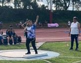 JB 2025 | María Magdalena Bar le dio la primera medalla a Roque Pérez