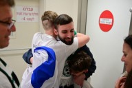 WATCH: Freed Israeli hostages reunite with families