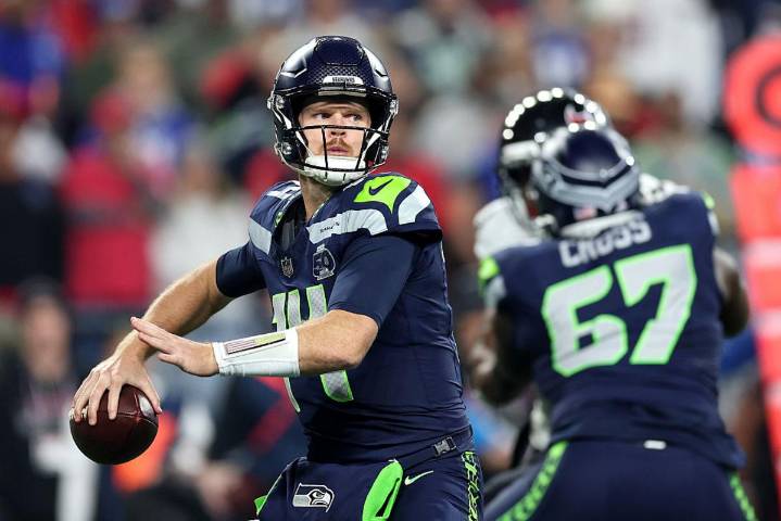 Seattle Seahawks Celebrate Win Over Houston Texans In 27