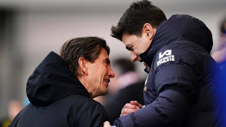 Frank hails 'legend' Pochettino after matching Tottenham start