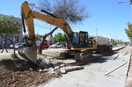 Avanza la repavimentación de Av. Colón: reabren cruces y habilitan nuevos desvíos