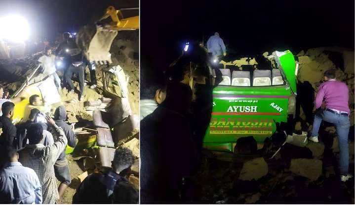 16 Dead As Landslide Hits Bus In Himachal’s Bilaspur; Rescue Ops Underway