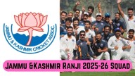 JKCA announces Paras-led strong 15-member Ranji Trophy squad 