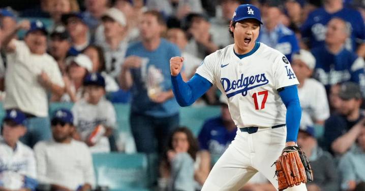 Ohtani hits 3 HRs, K's 10 as Dodgers advance to World Series
