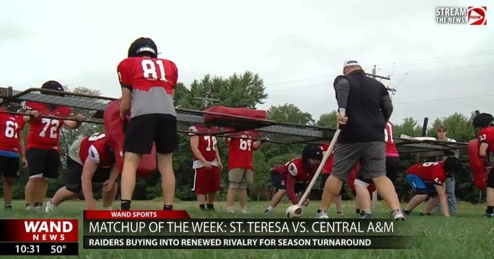 Central A&M buying into renewed rivalry against St. Teresa for season turnaround