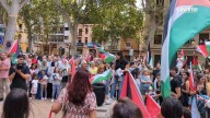 Manifestación multitudinaria por Palestina en Xàtiva