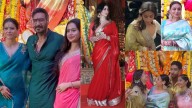 Durga Puja 2025 Celeb Spotting: Kajol, Aliaa Bhatt, Ajay Devgn, Rani Mukerji, Mouni & More Celebs Dazzle In Festive Looks On Maha Navami