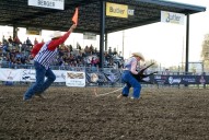 Blue Hawks compete in penultimate rodeo of fall season in Mandan